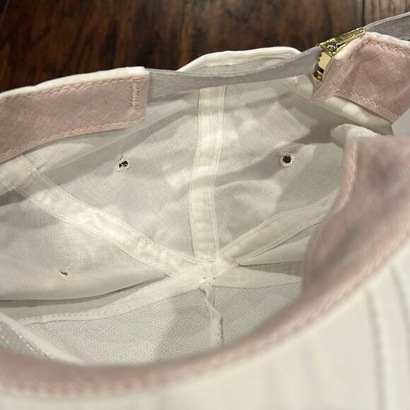 Vintage BP Gas White Cotton Adjustable Trucker Cap Hat made in USA NWOT - Picture 8 of 8